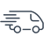 Delivery Fast Logistics Shipping Truck Icon