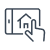 Home or House Online Real Estate Rent Icon