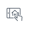 Home or House Online Real Estate Rent Icon